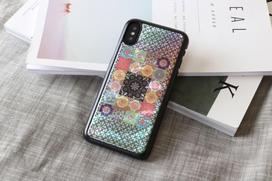 iphone xs deklas - iKins SmartPhone case iPhone XS/S flower garden juodas - 2 nuotrauka