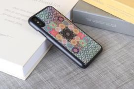 iphone xs deklas - iKins SmartPhone case iPhone XS/S flower garden juodas - 3 nuotrauka