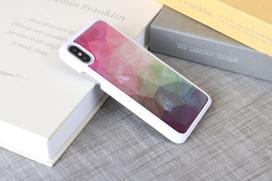 iphone xs deklas - iKins SmartPhone case iPhone XS/S water flower baltas - 2 nuotrauka