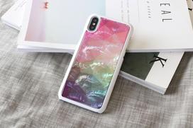 iphone xs deklas - iKins SmartPhone case iPhone XS/S water flower baltas - 3 nuotrauka
