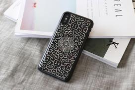 iphone xs deklas - iKins SmartPhone case iPhone XS/S liana juodas - 2 nuotrauka