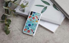 iphone xs deklas - iKins SmartPhone case iPhone XS/S poppin rock baltas - 2 nuotrauka