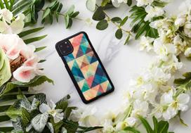 iphone 11 pro max case - iKins SmartPhone case iPhone 11 Pro Max mosaic juodas - 2 nuotrauka
