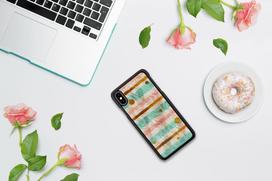 iphone xs max deklas - iKins SmartPhone case iPhone XS Max pop mint juodas - 2 nuotrauka