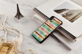 iphone xs max deklas - iKins SmartPhone case iPhone XS Max pop mint juodas - 3 nuotrauka