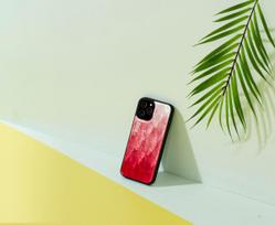 spalvotas lakas - iKins case for Apple iPhone 12/12 Pro pink lake juodas - 3 nuotrauka