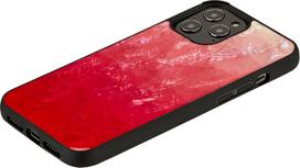 spalvotas lakas - iKins case for Apple iPhone 12/12 Pro pink lake juodas - 4 nuotrauka