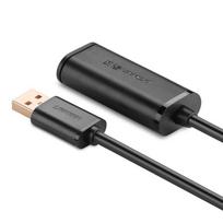 usb prailginimo kabelis 0.5m - Ugreen US121 extension cable USB 2.0 5m Black - 3 nuotrauka