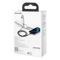 100 iphone - Baseus Superior Series USB to iP 2.4A, 1m Black - 2 nuotrauka
