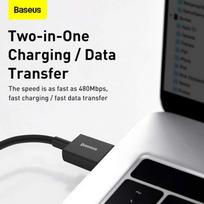 100 iphone - Baseus Superior Series USB to iP 2.4A, 1m Black - 3 nuotrauka