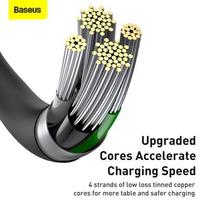 100 iphone - Baseus Superior Series USB to iP 2.4A, 1m Black - 9 nuotrauka