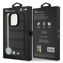 apple pro 3 - BMW "M Perforated And Stitched Line MagSafe Case iPhone 16 Pro" Black - 2 nuotrauka