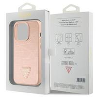 crocs lt - Guess "GUHCP15LPCRTHCP Hardcase Croco Triangle Metal Logo iPhone 15 Pro" - 2 nuotrauka