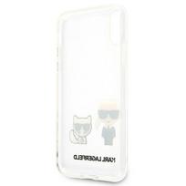 iphone xs deklas - Apple iPhone XS Max Karl Lagerfeld dėklas Karl&Choupette (KLHCI65CKTR) skaidrus - 3 nuotrauka