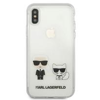 iphone xs deklas - Apple iPhone XS Max Karl Lagerfeld dėklas Karl&Choupette (KLHCI65CKTR) skaidrus - 4 nuotrauka