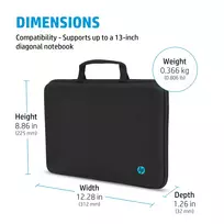 laptopas hp 14 - HP Mobility Rugged 14 Top Load - Black - 6 nuotrauka