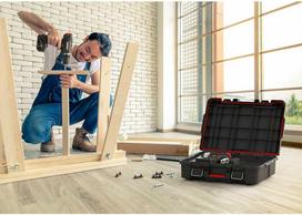 keter irankiu dezes - Įrankių dėžė Stack`N`Roll Tool Box - 2 nuotrauka