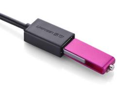 lizdo adapteris - Ugreen 10396 USB (female) - micro USB (male) OTG cable adapter Black - 4 nuotrauka