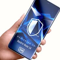 apsauginis stiklas xiaomi redmi - Tempered glass 3mk HardGlass Max Lite Black for Xiaomi Redmi Note 14 5G - 5 nuotrauka