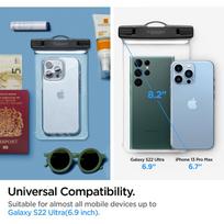 vandens telefono deklas - Dėklas Spigen A601 Universal Waterproof case, visiems, skaidri - 8 nuotrauka