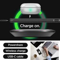 ultra samsung - Spigen "Liquid Air Galaxy S23 Ultra" Matte Black - 4 nuotrauka