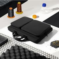 17 kompiuteris nesiojamas - Tech-Protect Defender Bag for 17" Laptop - Black - 7 nuotrauka