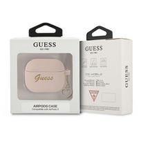 airpods senukai - Guess Silicone Charm Cover for Airpods 3 Pink - 2 nuotrauka
