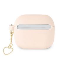 airpods senukai - Guess Silicone Charm Cover for Airpods 3 Pink - 3 nuotrauka