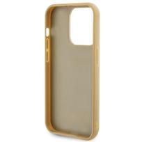 deklas iphone 15 pro guess - Guess "GUHCP15LPMSDGSD Disco Metal Script iPhone 15 Pro" Gold - 3 nuotrauka