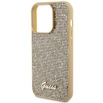 deklas iphone 15 pro guess - Guess "GUHCP15LPMSDGSD Disco Metal Script iPhone 15 Pro" Gold - 4 nuotrauka