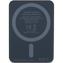 metalas - Guess GUPBM3AL4DMK, 3000mAh, 5W, MagSafe 4G, juodas (black) - 4 nuotrauka