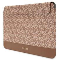 nesiojami kompiuteris 14 coliu - Guess GUCS14HGCFSEW 14" GCube Stripes Brown - 4 nuotrauka
