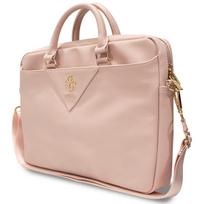 guess kompiuterio deklas - Guess Triangle 4G bag for a 16" laptop - pink - 3 nuotrauka