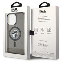 apple iphone 15 magsafe - Karl Lagerfeld "KLHMP15XHGKCNOK Karl&Choupette Glitter MagSafe iPhone 15 Pro Max" - 2 nuotrauka
