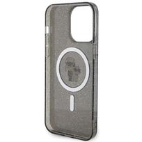 apple iphone 15 magsafe - Karl Lagerfeld "KLHMP15XHGKCNOK Karl&Choupette Glitter MagSafe iPhone 15 Pro Max" - 3 nuotrauka