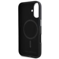 iphone 7 plus deklas - Karl Lagerfeld "FW Metal Plate MagSafe iPhone 16 Plus" Black - 3 nuotrauka