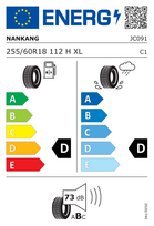 4x4 padangos - Nankang 4x4 WD A/T FT-7 255/60 R18 112H XL - 2 nuotrauka