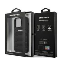 iphone case leather - AMG "Leather Debossed Lines Case iPhone 14 Pro Max" Black - 2 nuotrauka