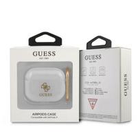 airpods senukai - Guess GUA3UCG4GT 4G Glitter Case for Airpods 3 Transparent - 2 nuotrauka
