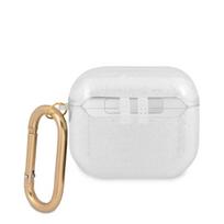 airpods senukai - Guess GUA3UCG4GT 4G Glitter Case for Airpods 3 Transparent - 3 nuotrauka
