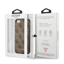 iphone se 2022 - Apple iPhone SE 2022 / SE 2020 / 7 / 8 Guess Dėklas 4G Metal Gold Logo (GUHCI8G4GFBR) rudos spalvos - 3 nuotrauka