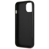 dekliukas iphone 13 mini - Guess "PU Saffiano Triangle Case iPhone 13 mini" Silver - 3 nuotrauka