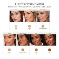 kofermentas q10 camelia - JANE IREDALE HydroPure Tinted Serum Tonuotas serumas, Light To Medium 3, 30 ml - 2 nuotrauka