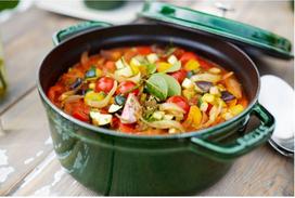ketaus puodai 3 - Staub Ketaus puodas La Cocotte, Žalias (Green), 2,6 l - 3 nuotrauka