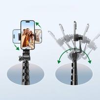withu - Ugreen LP680 Selfie Stick Tripod su Bluetooth nuotolinio valdymo pulteliu, juodas (Black) - 2 nuotrauka