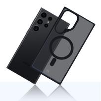 s23 ultra deklas - 3MK Smoke MagCase su MagSafe Samsung Galaxy S23 Ultra - Skaidrus (Clear) - 5 nuotrauka