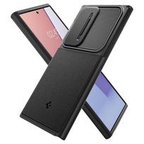 galaxy s24 ekrano plevele - Spigen Optik Armor Sam S24 Ultra S928 czarny/black ACS07313 - 3 nuotrauka