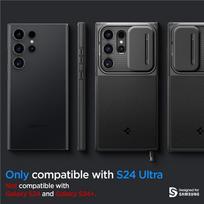 galaxy s24 ekrano plevele - Spigen Optik Armor Sam S24 Ultra S928 czarny/black ACS07313 - 7 nuotrauka