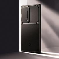 galaxy s24 ekrano plevele - Spigen Optik Armor Sam S24 Ultra S928 czarny/black ACS07313 - 13 nuotrauka