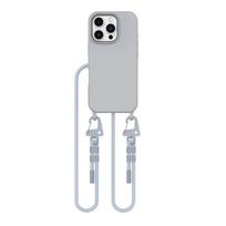 iphone 16 deklas su dirzeliu - Tech-Protect MagNecklace MagSafe Dėklas su Dirželiu iPhone 16 Pro - Pilkas (Gray) - 6 nuotrauka